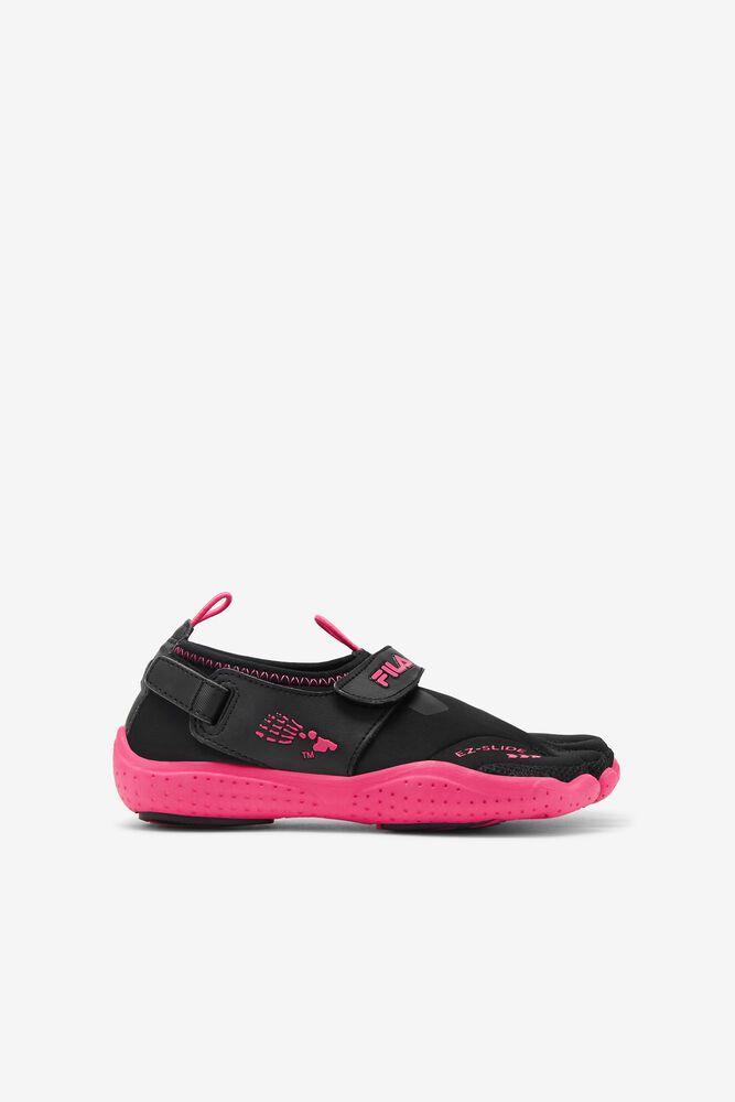 Fila Lasten Tennarit Skele-Toes Ez Slide 2 Mustat/Pinkki - GXIF-02369